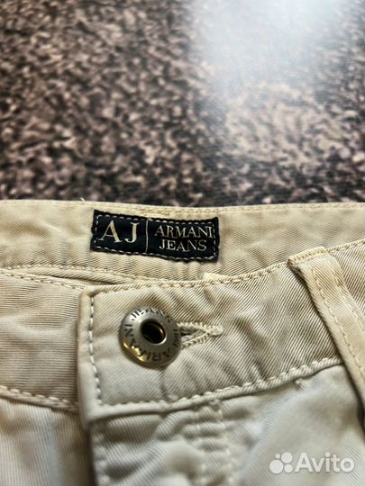 Прямые брюки armani jeans оригинал чинос y2k