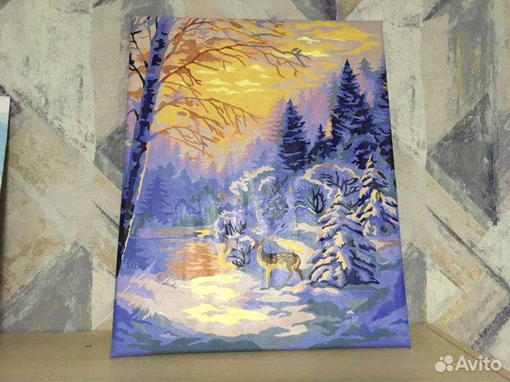 Картины по номерам разукрашенные