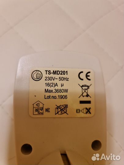 Розетка с таймером TS-MD201