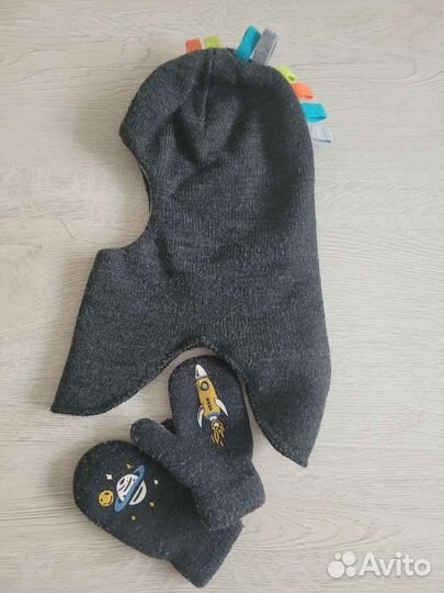 Шарф,шапка детская пакетом