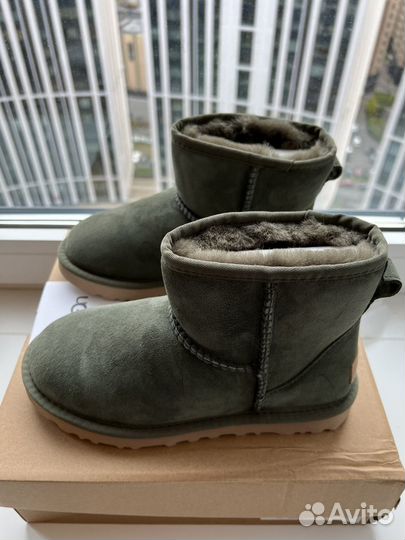 Угги женские UGG classic mini II burnt olive