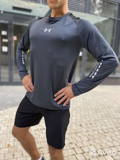 Рашгард Under Armour серый