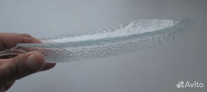 Ваза низкая плоская. фруктовница и др., рыба, СССР