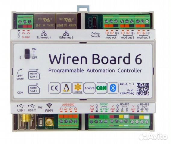 Контроллер Wiren Board 6.7.2