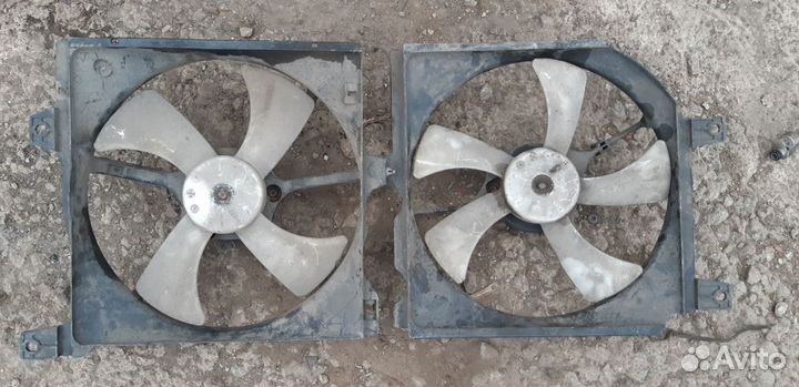 Nissan Almera n15 1,4 GA14DE вентилятор радиатора