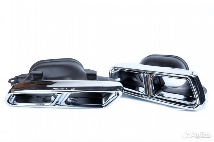 Насадки на глушитель 65 AMG Mercedes W222