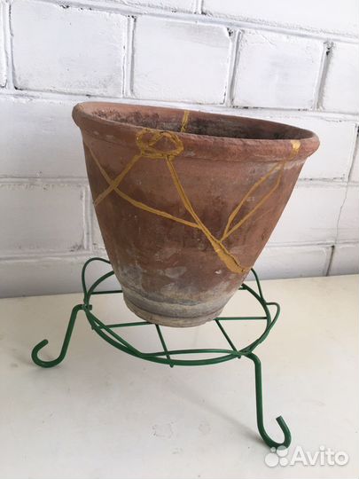 Горшок для цветов глиняный СССР