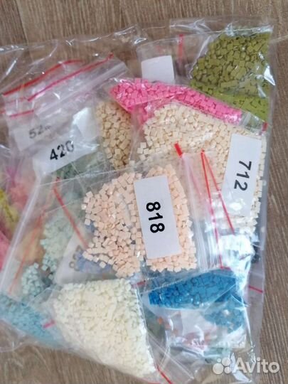 Алмазная мозаика букет цветов размер 40*40