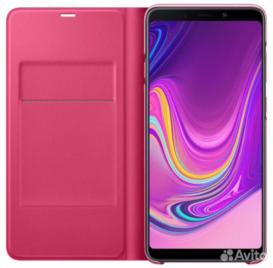 Оригинал Wallet EF-WA920 на Samsung A9 (2018) pink