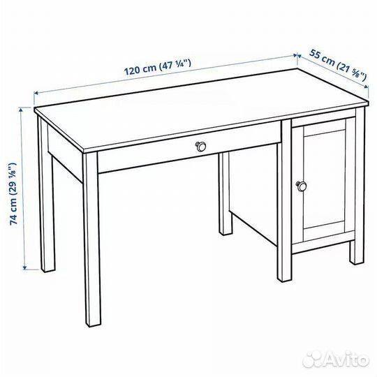 Письменный стол IKEA hemnes **