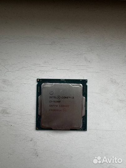 Процессор intel core i3 9100f, LGA 1151v2