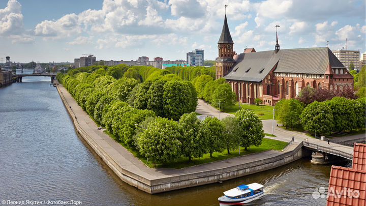 Вечерний Калининград с речной прогулкой