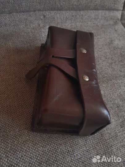 Кожаный подсумок скс