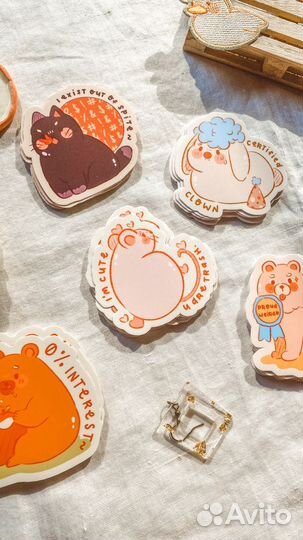 Стикеры, наклейки, этикетки