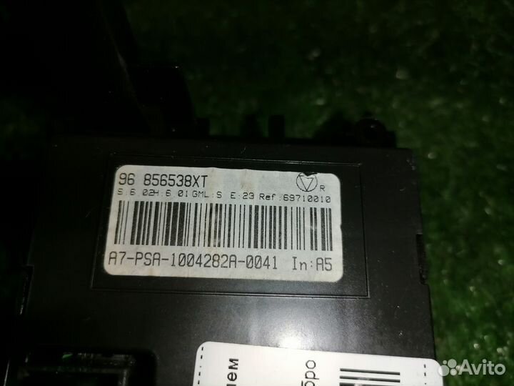 Блок управления климат-контролем 96856538XT Peugeo