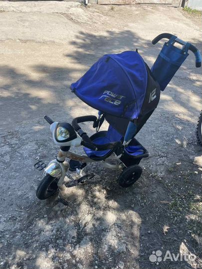 Трехколесный велосипед коляска