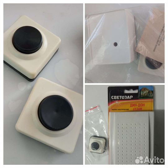 Новые звонки электрические, кнопки