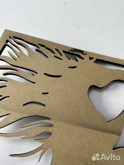 Декор для дома панно на стену лошадь деревянное