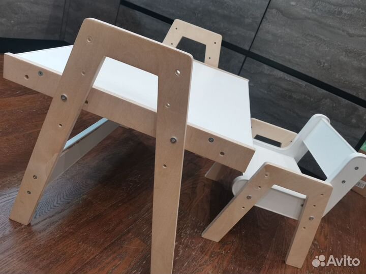 Растущий стол и стул для детей