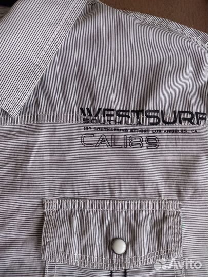 Фирменная мужская рубашка 2XL west surf