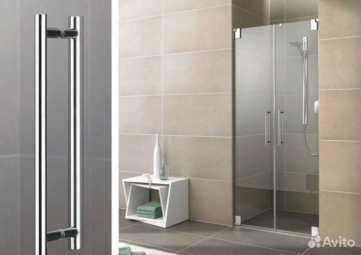 Душевая стеклянная перегородка