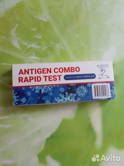 Тест на Covid-19/вирус гриппа А+В
