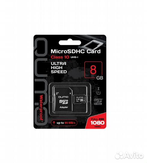 Qumo 8Gb (QM8gmicsdhc10U1)