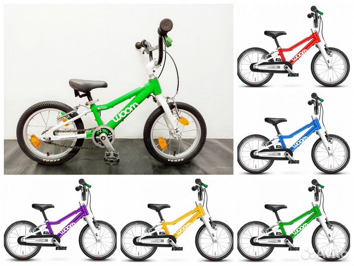 Shulz 14, Woom 14, Лисапед 14, Frog 14 (2,5-5 лет)