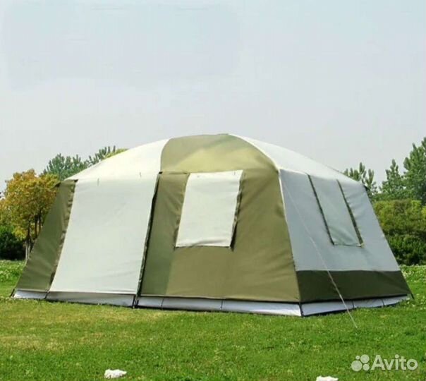 Палатка 12 местная с тамбуром Кемпинговая 5210