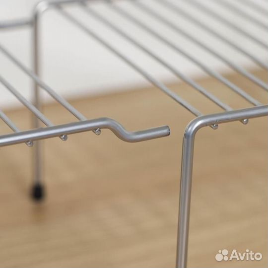 Полка раздвижная для шкафа, 36-622215, цвет хром