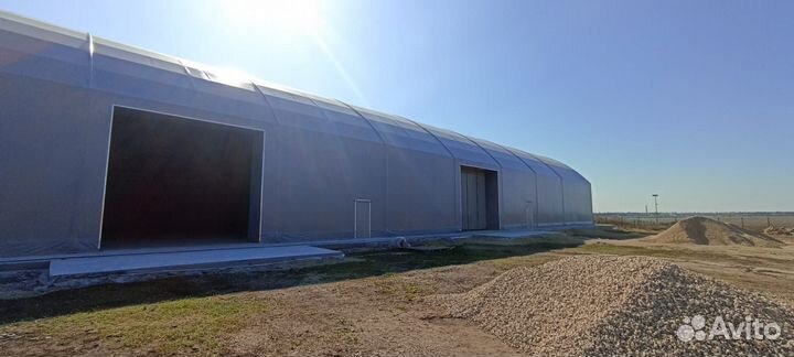 Быстровозводимые каркасно-тентовые ангары