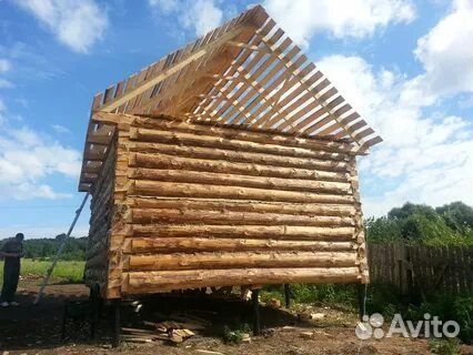 Сруб дома бани строительство