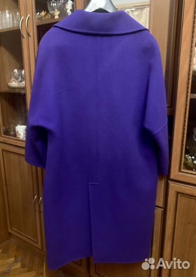 Пальто женское 44 46 шерсть весна-осень
