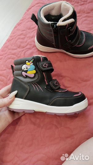 Ботинки демисезонные для девочки 26 размер