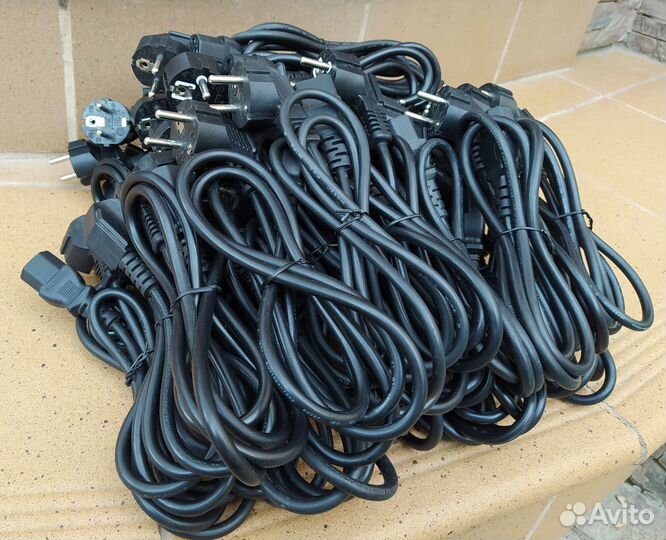 Кабеля питания - для пк, монитора (проектора)