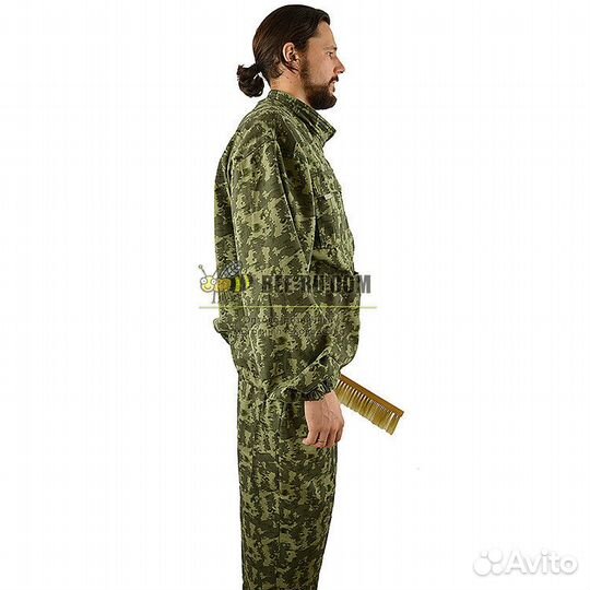 Костюм пчеловода комфорт твил камуфляж (куртка на