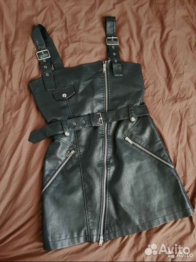 Кожаный сарафан