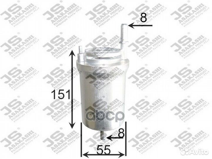 Фильтр топл JS FS0028 FS0028 JS Asakashi