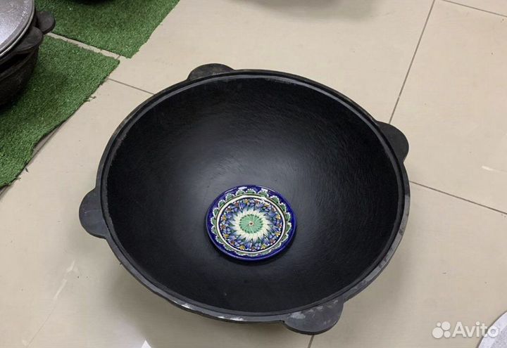 Узбeкcкий чугyнный казaн 16 литров