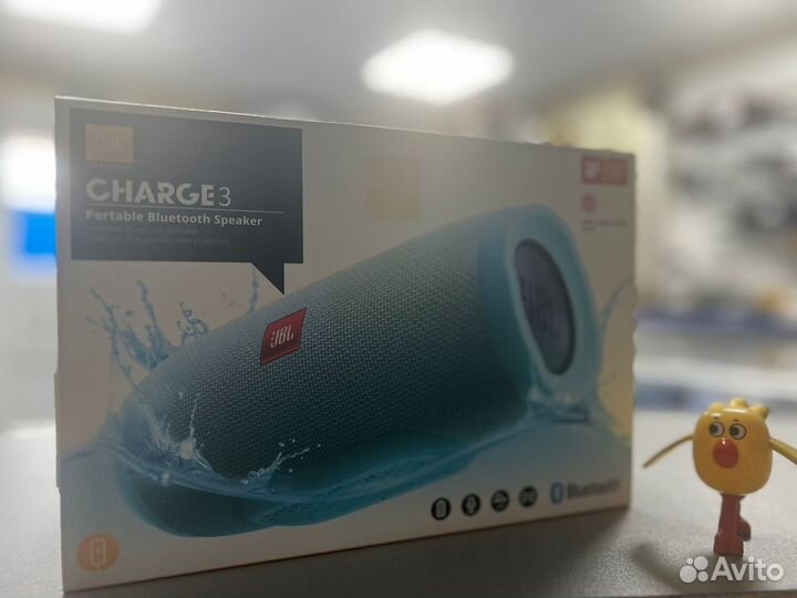 Портативная колонка JBL Charge 3, Бирюзовый