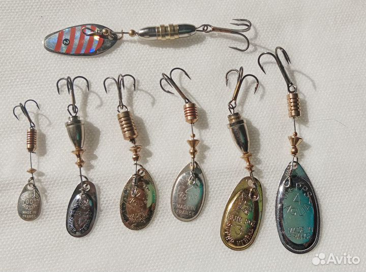 Блесна, воблеры, приманки силиконовые