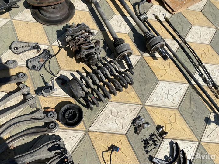 Задние пружины на Mercedes W212