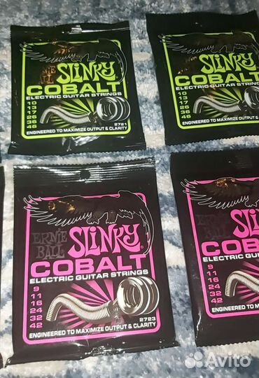 Струны Ernie Ball Slinky. Авито доставка