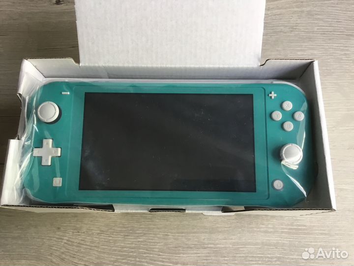 Новые Nintendo Switch Lite чип карта 128 Гб бирюз
