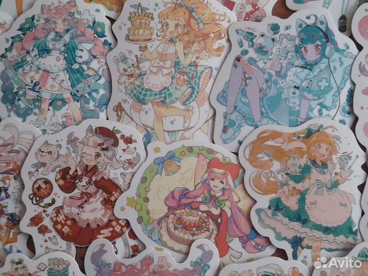 Аниме наклейки стикеры