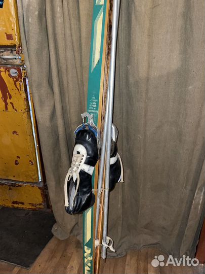 Беговые лыжич СССР с ботинками 43 Р