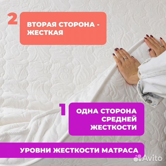 Кровать 200х200 двуспальная с матрасом