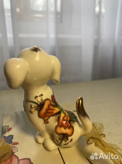 Статуэтка фарфор собака Pavone