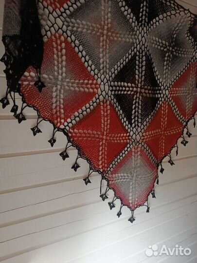 Платок шаль крючком