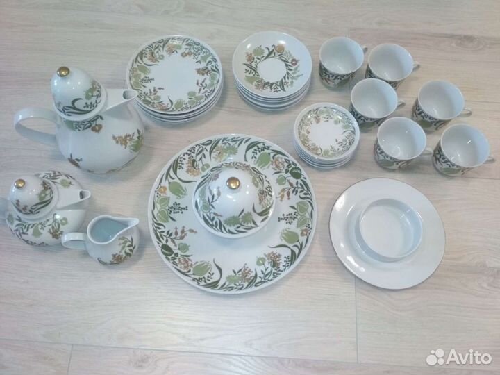 Сервиз чайный гдр антиквариат